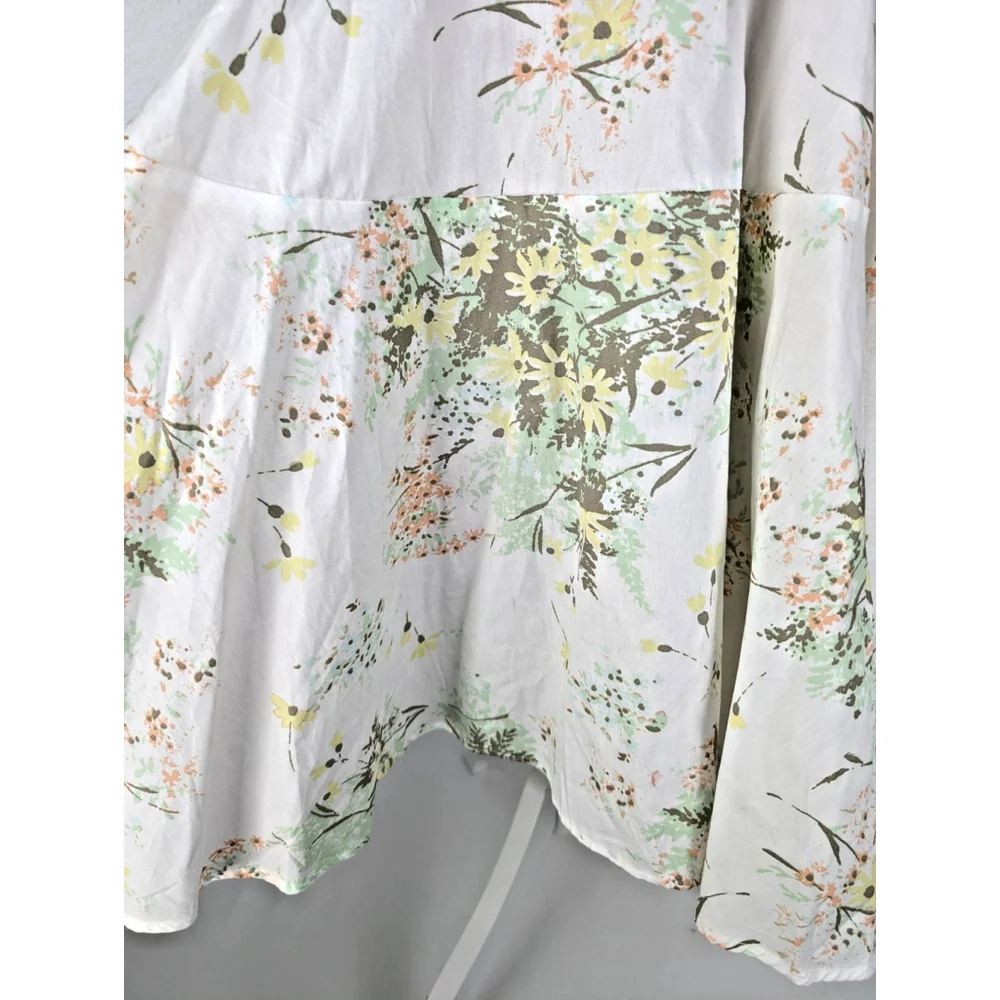 NWT Free People Let The Sunshine In Mini Dress Sz XS Floral Coquette Cottagecore